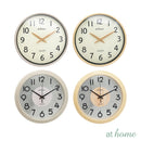 Emily & Esme Wall Clock 10" 11" Analog Sweep Mechanism