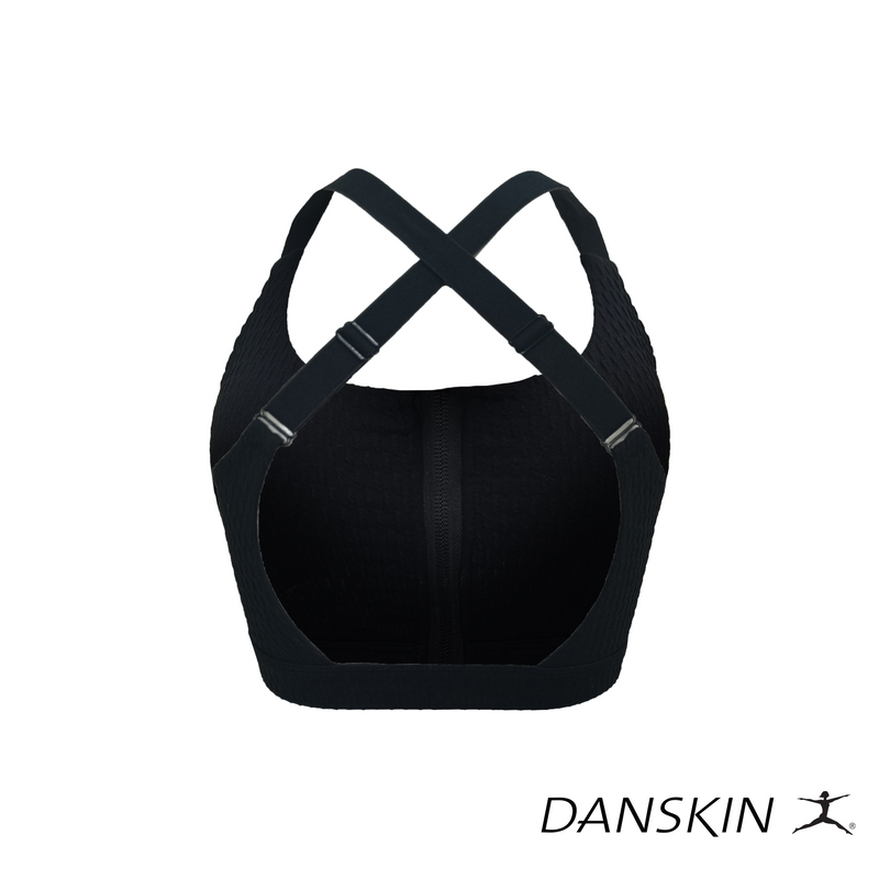 Peak Prowess Sports Bra Medium Support With Pads Removable Pads