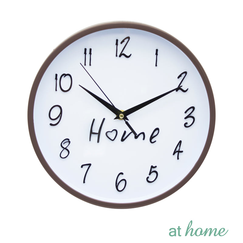 Just Home 12" Wall Clock