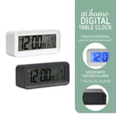Jibsam Digital Table Alarm Clock Classic LCD Display with LED Backlight