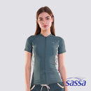 Aqua Breeze Full Zipped Short-Sleeved Rashguard