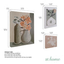 Xeni Canvas Art Wall Decoration Botanical Noir Design Ready to Hang — Set of 5