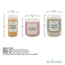 Wistful Scented Pillar Candle