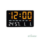 Jairus & Jimnah Digital Wall & Tabletop Clock LED Display Modern Sleek Design