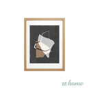 Vino & Vanie Wall Frame Contemporary Modern Abstract Design — Ready to Hang Wall Art Decoration