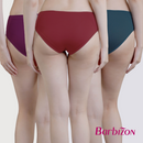 Color Your Life Jacquard 3-in-1 Pack Bikini Panty