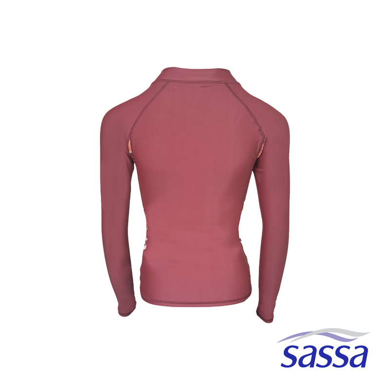 Scarlet Blaze Full Zipped Long Sleeved Rashguard