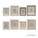 Robby & Raffy Picture Frame Faux Stone Textured Design Photo Display – 5x7 or 8x10