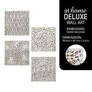 AHM Joe & Joey or Joel & Joem Framed Weaving Wall Art Decoration Ready To Hang — Deluxe Pieces