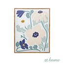 Wanda Framed Wall Art Decoration Woven Flora Botanical Design — Ready to Hang
