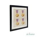 Jake Medal Frame 4 Medals Slot Wall Hanging Display — Essential