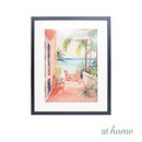 Villie & Venice Wall Frame Art Decoration Gallery Vibrant Illustration — Ready To Hang