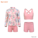 Dreamy Petals 3-piece Long Sleeved Rashguard Set