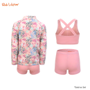 Dreamy Petals 3-piece Long Sleeved Rashguard Set