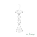Tobias & Tyrese Tall Glass Tapered Candle Holder — Essential