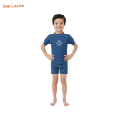 Surf Splash Short Sleeved Rashguard Trunks Set