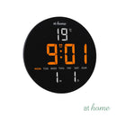 Jairus & Jimnah Digital Wall & Tabletop Clock LED Display Modern Sleek Design