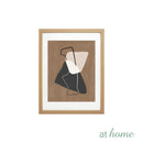 Vino & Vanie Wall Frame Contemporary Modern Abstract Design — Ready to Hang Wall Art Decoration