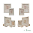 Renda & Riva Picture Frame Stone Finish Design Photo Display – 5x7 or 8x10
