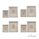 Renda & Riva Picture Frame Stone Finish Design Photo Display – 5x7 or 8x10