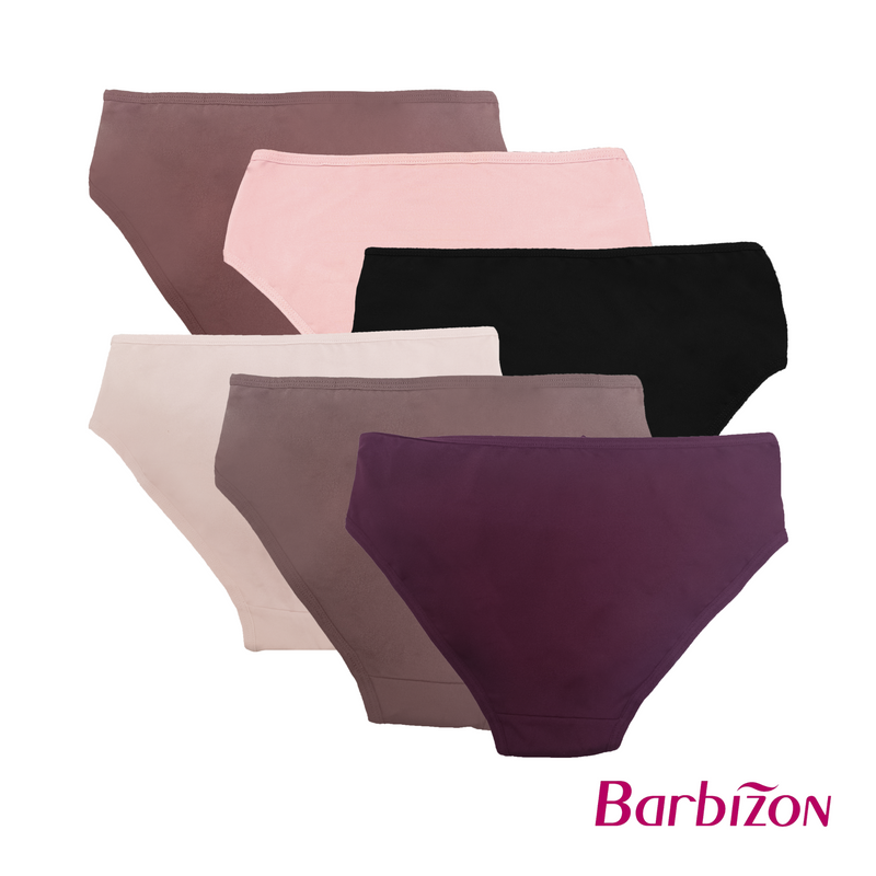 Barbizon 6-in-1 Pack Bikini Panty