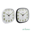 Laura Square Luminous Wall Clock — Essential