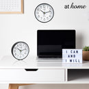 Grey Wall Clock With Stand
