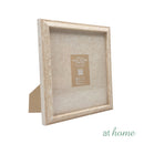 Renda & Riva Picture Frame Stone Finish Design Photo Display – 5x7 or 8x10