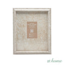 Renda & Riva Picture Frame Stone Finish Design Photo Display – 5x7 or 8x10