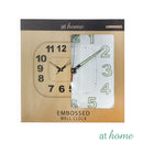 Laura Square Luminous Wall Clock — Essential