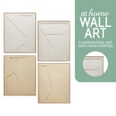 Wesly Wall Art 3D Wood Geometric Abstract Modern Design — Ready to Hang