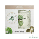 Naturalist Wall Clock 11in Analog Sweep Mechanism — Essential