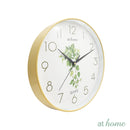 Naturalist Wall Clock 11in Analog Sweep Mechanism — Essential