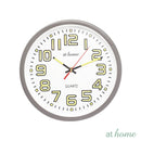 Jessika Luminous Wall Clock 11in Analog Step Mechanism — Essential