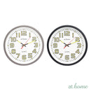 Jessika Luminous Wall Clock 11in Analog Step Mechanism — Essential