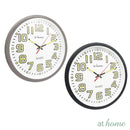 Jessika Luminous Wall Clock 11in Analog Step Mechanism — Essential