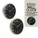 Modern Prestige Luminous Wall Clock — Essential