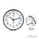 Grey Wall Clock With Stand