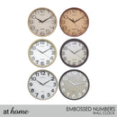 Jaya & Jamelia or Jackie Wall Clock 12-in Analog Sweep Mechanism