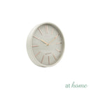 At Home Joy Analog Wall Clock Numbers Easy Read, For Home Décor, Office, Bedroom, Livingroom