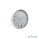 At Home Joy Analog Wall Clock Numbers Easy Read, For Home Décor, Office, Bedroom, Livingroom