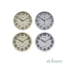 Jace & Josiah Wall Clock 12in Analog Sweep Mechanism