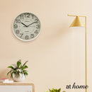 Jace & Josiah Wall Clock 12in Analog Sweep Mechanism