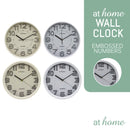 Jace & Josiah Wall Clock 12in Analog Sweep Mechanism