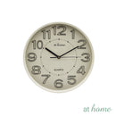 Jace & Josiah Wall Clock 12in Analog Sweep Mechanism