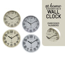 Jace & Josiah Wall Clock 12in Analog Sweep Mechanism