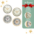 Emily & Esme Wall Clock 10" 11" Analog Sweep Mechanism