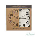 Gelo & Gus Wall Clock 11in Analog Sweep Mechanism Easy Read Numbers