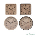 James & Jay Wall Clock Analog Sweep Mechanism Easy Read Number
