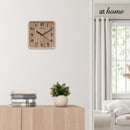 James & Jay Wall Clock Analog Sweep Mechanism Easy Read Number